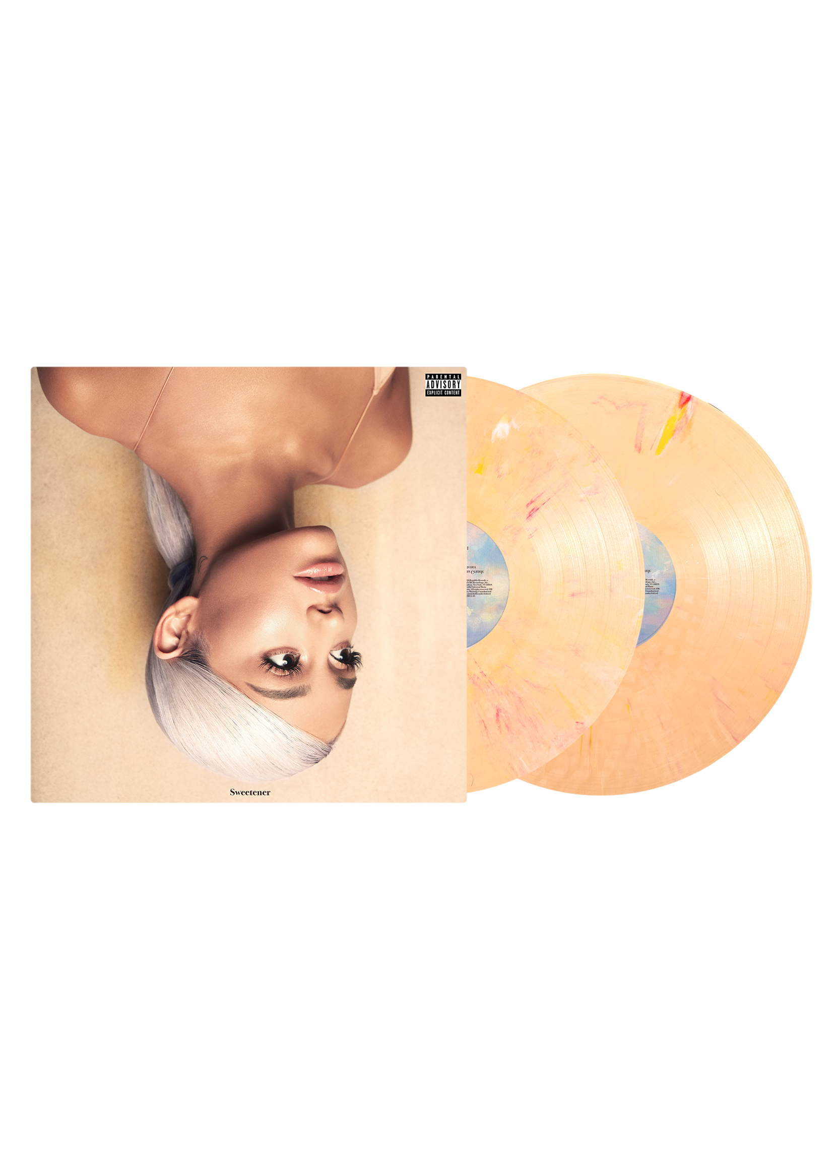 sweetener 2lp (peach colored opaque) - Ariana Grande | Shop