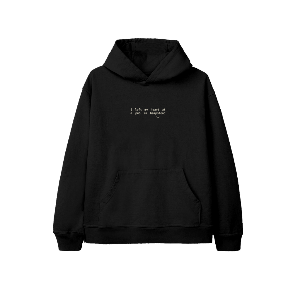 hampstead hoodie (black) front