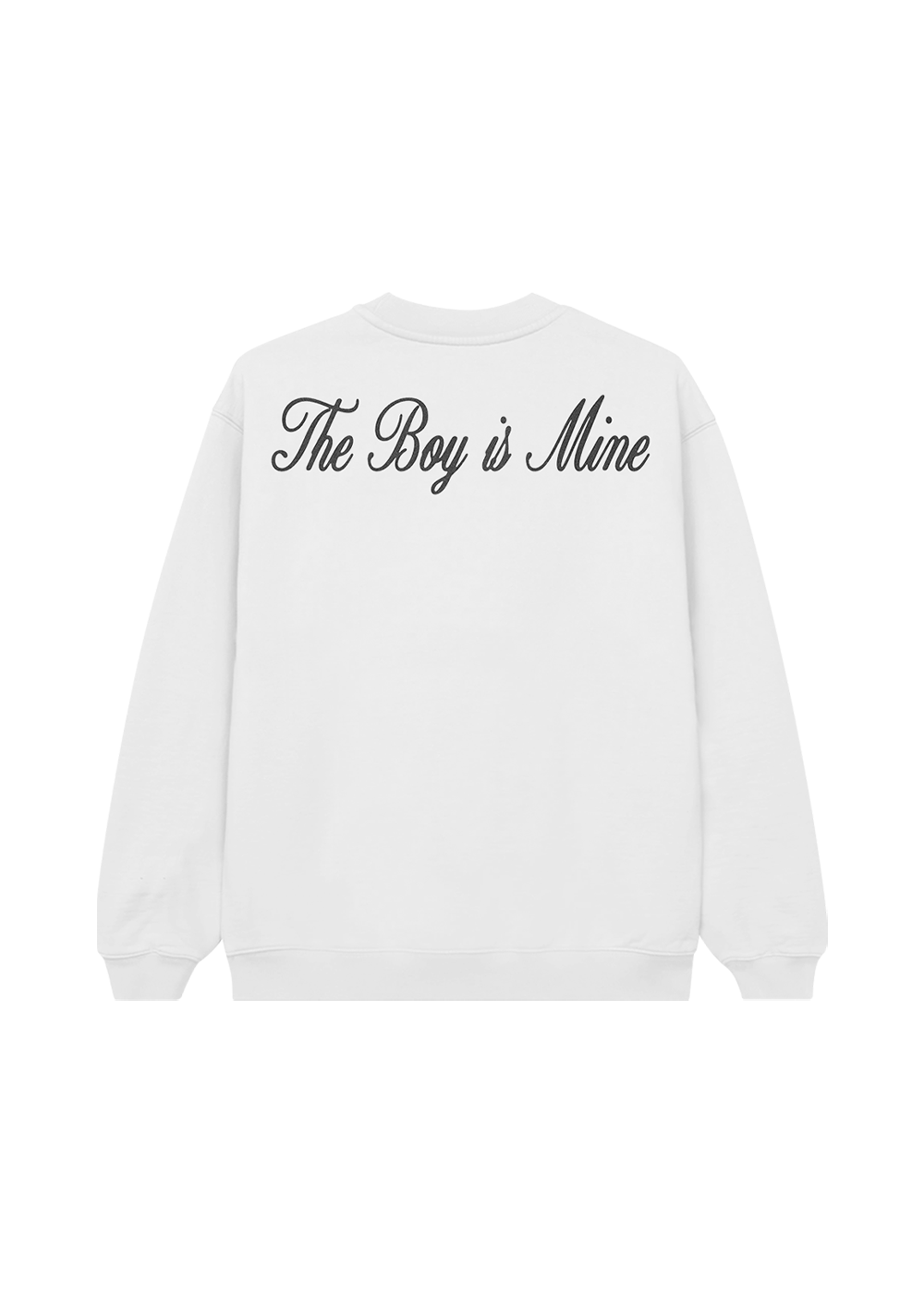 the boy is mine crewneck back