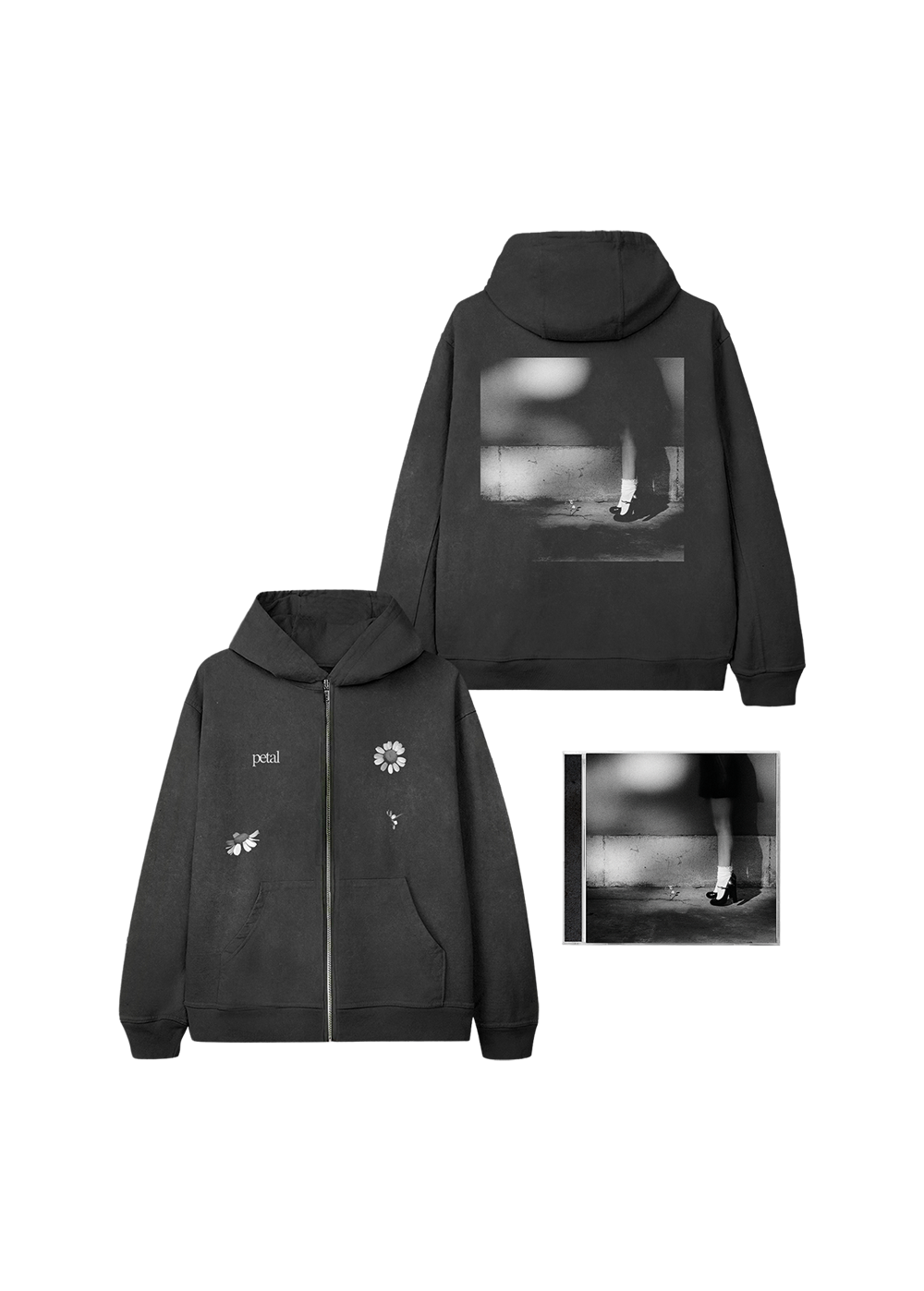 petal cd (store exclusive lenticular cover) + petal zip hoodie fan
