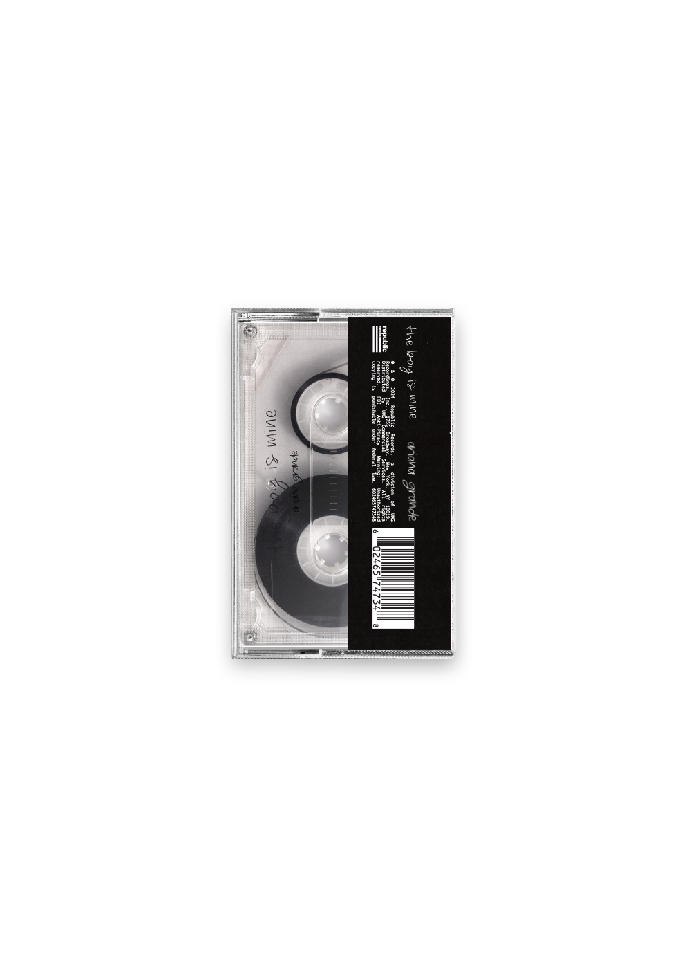 the boy is mine cassette back