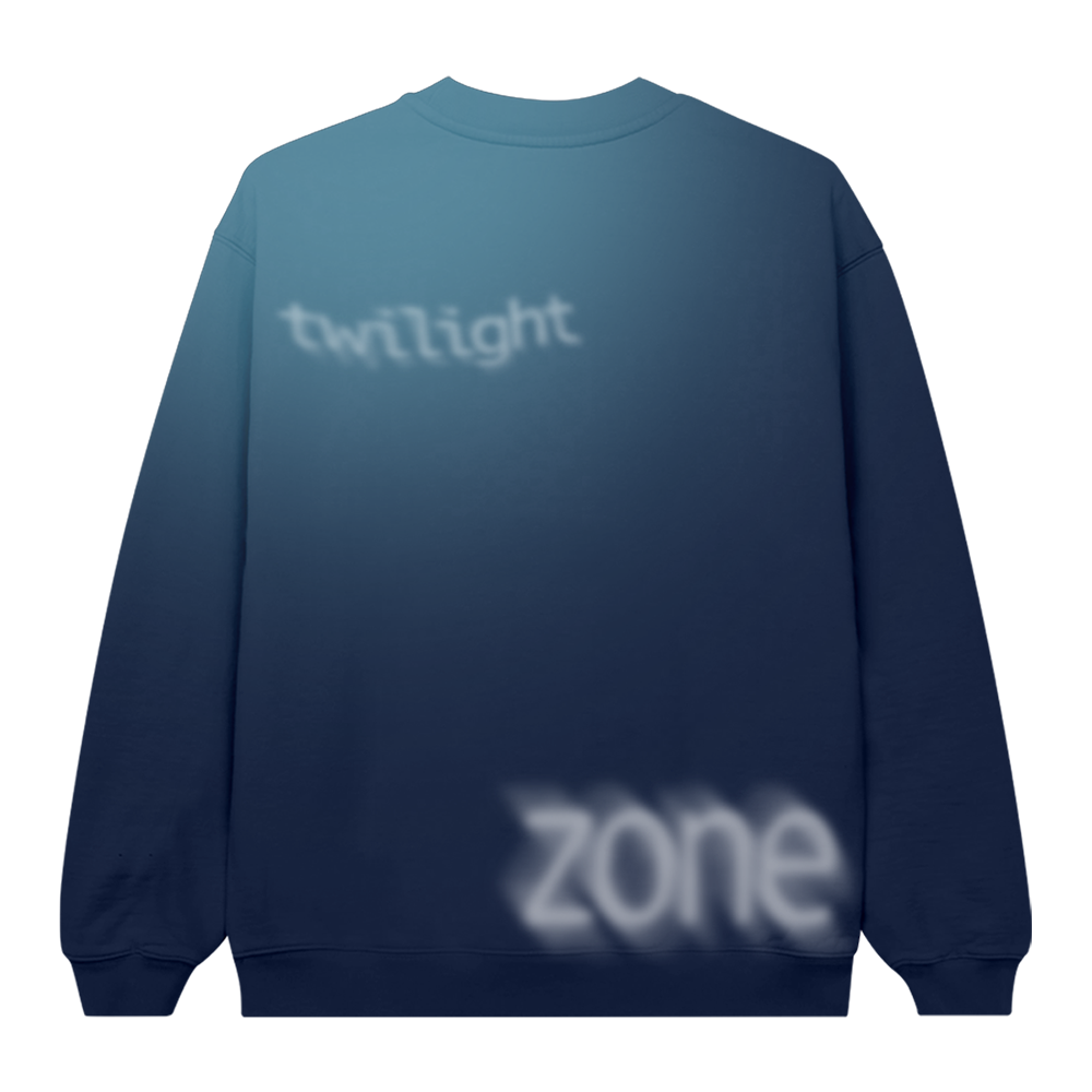 twilight zone blur crewneck back