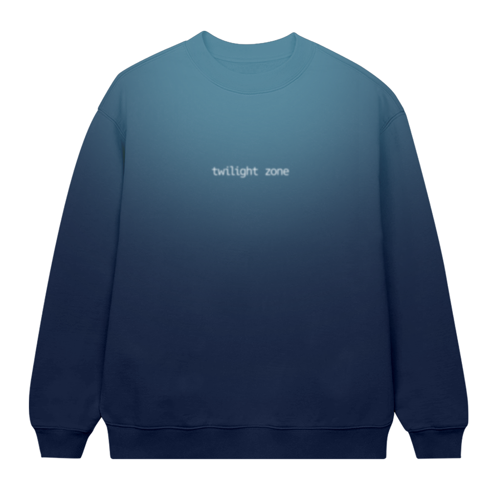 twilight zone blur crewneck front