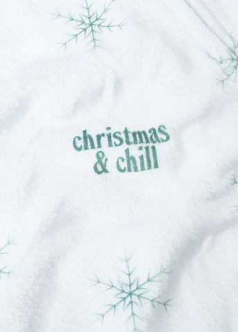 christmas & chill onesie back