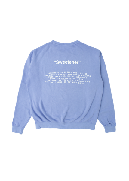 Sweetener sweatshirt blue outlet