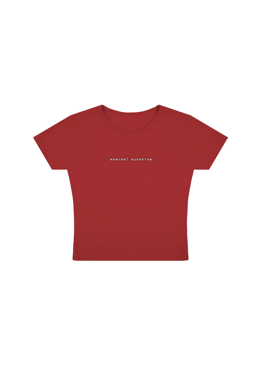 eternal sunshine cropped t-shirt