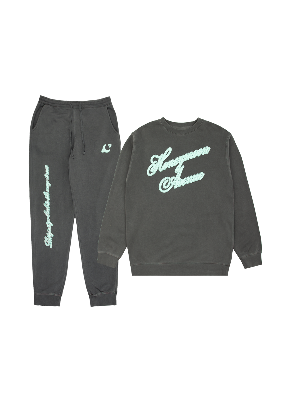 yours truly 10th anniversary honeymoon avenue crewneck + sweatpants bundle