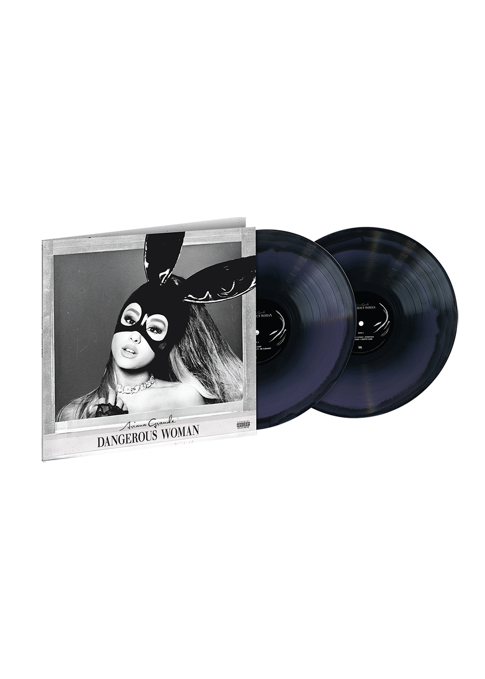 dangerous woman 2lp (purple & black swirl)