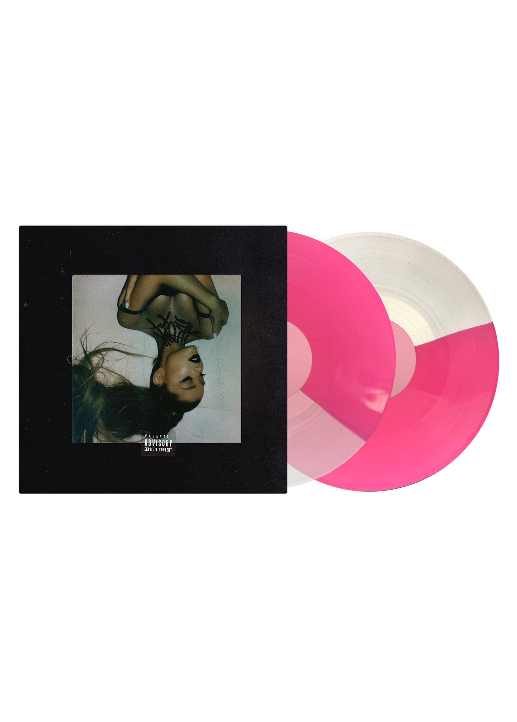 thank u, next 2lp (half clear/pink)