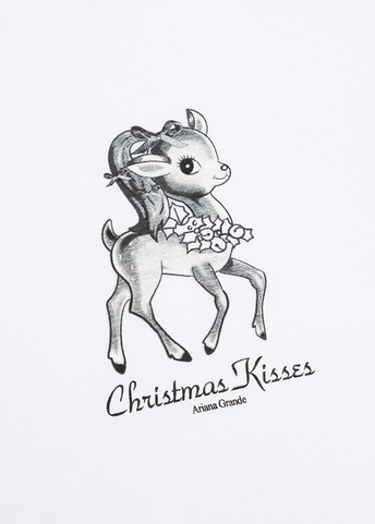 Christmas Kisses Reindeer Crewneck Detail 2
