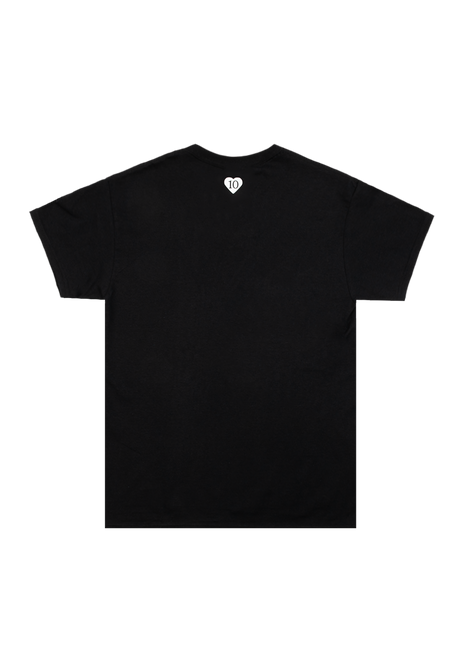 yours truly 10th anniversary puff print tee back