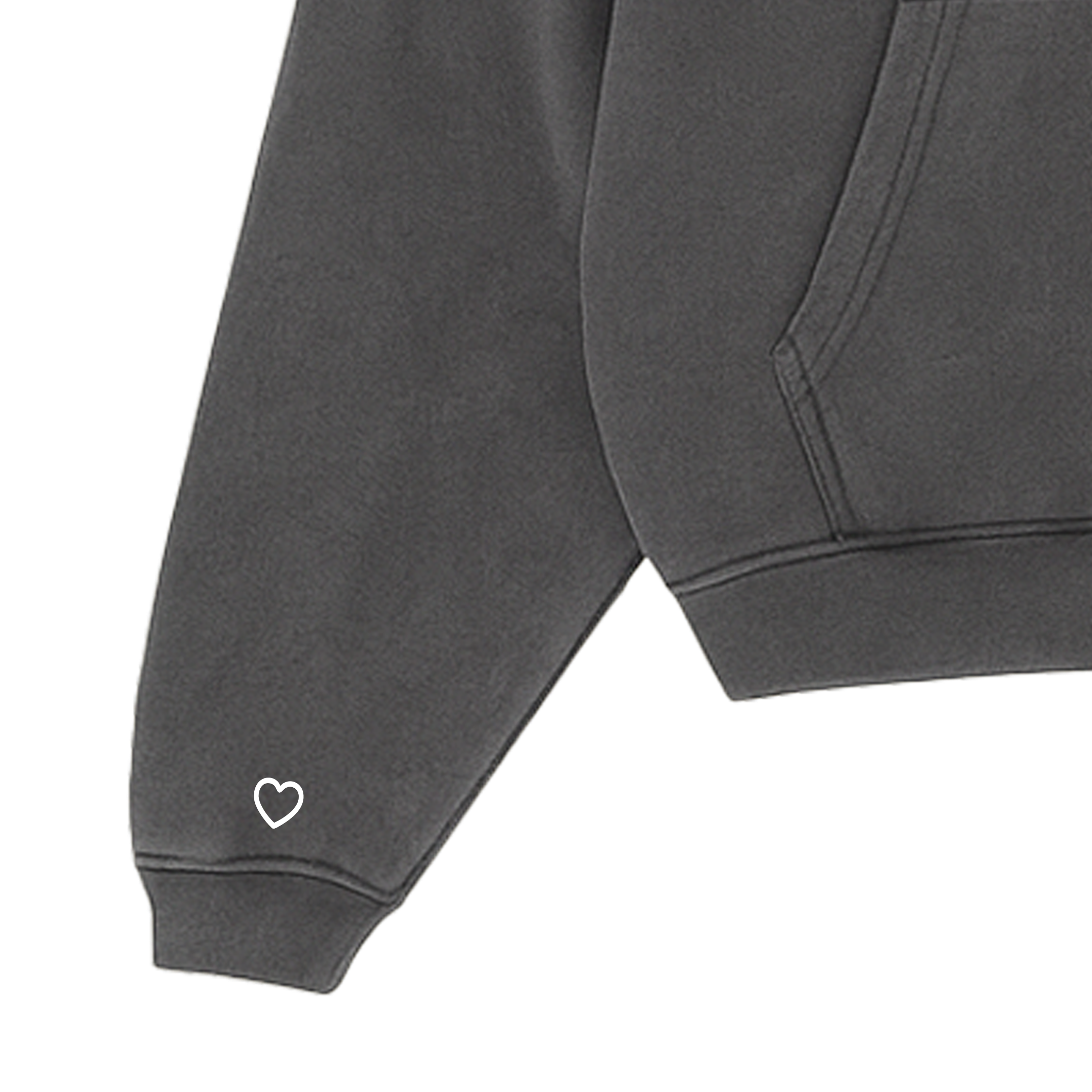 The Brighter Days Ahead Foundation Vintage Black Hoodie Sleeve