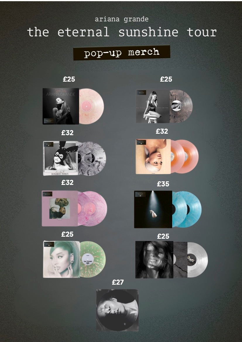 the eternal sunshine tour pop-up merch - Ariana Grande | Shop