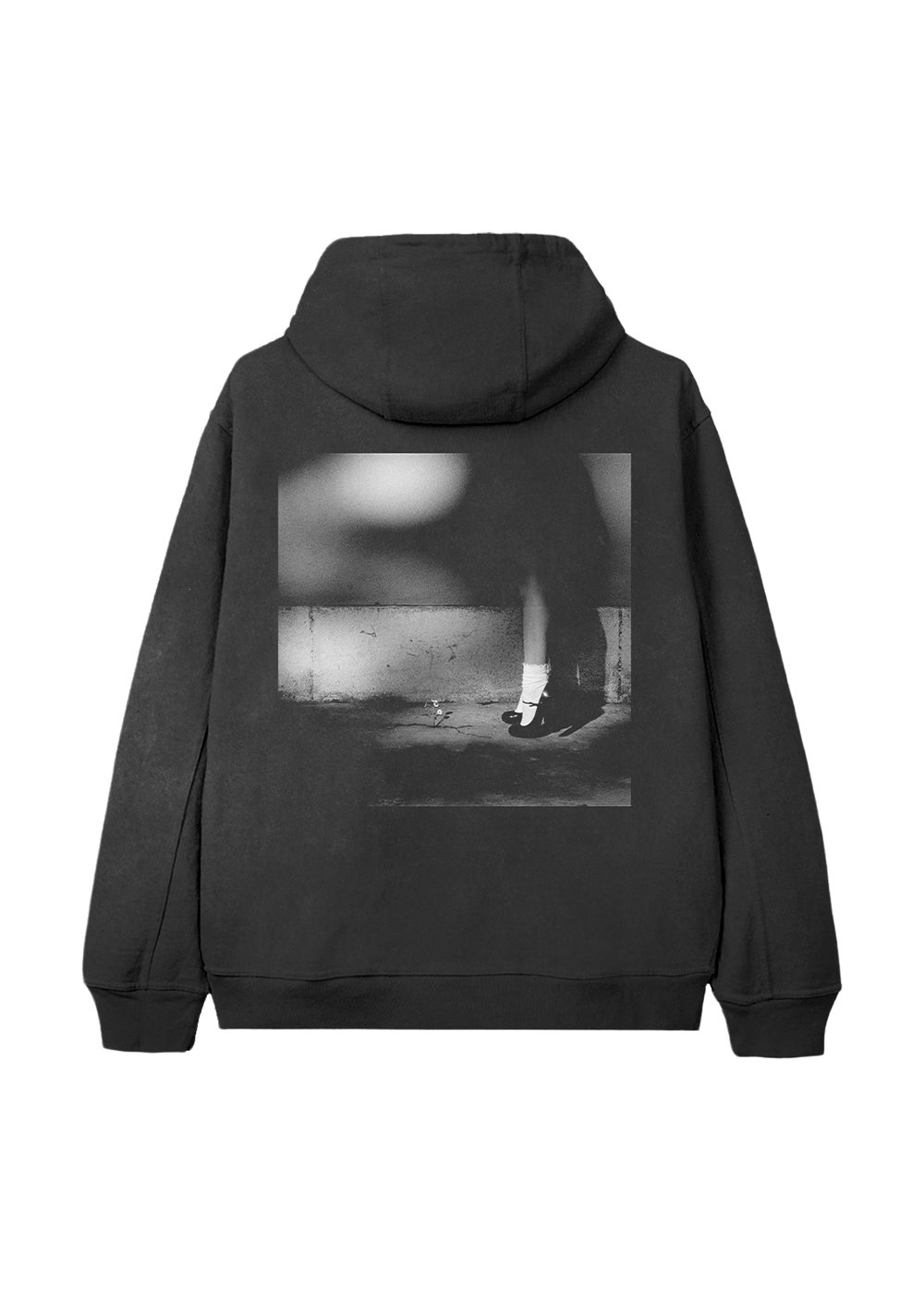 petal zip hoodie back