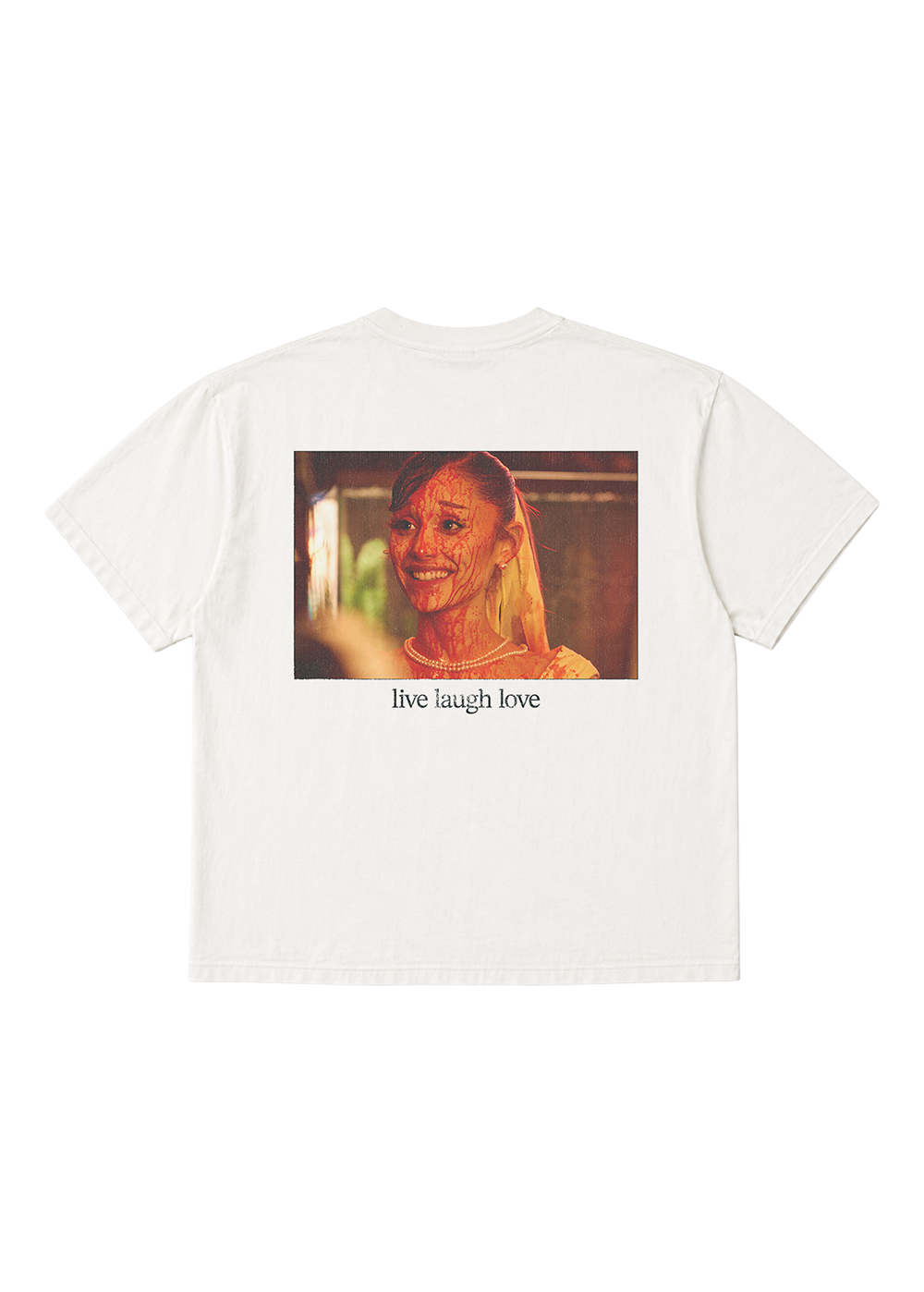 petal live laugh love t-shirt back