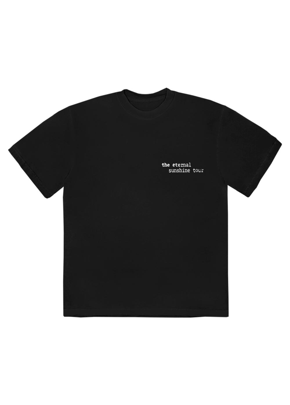 Eternal Sunshine Tour Swirl T-Shirt (Black) Front