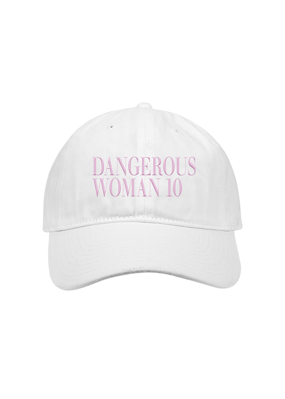 dangerous woman 10 hat (white)
