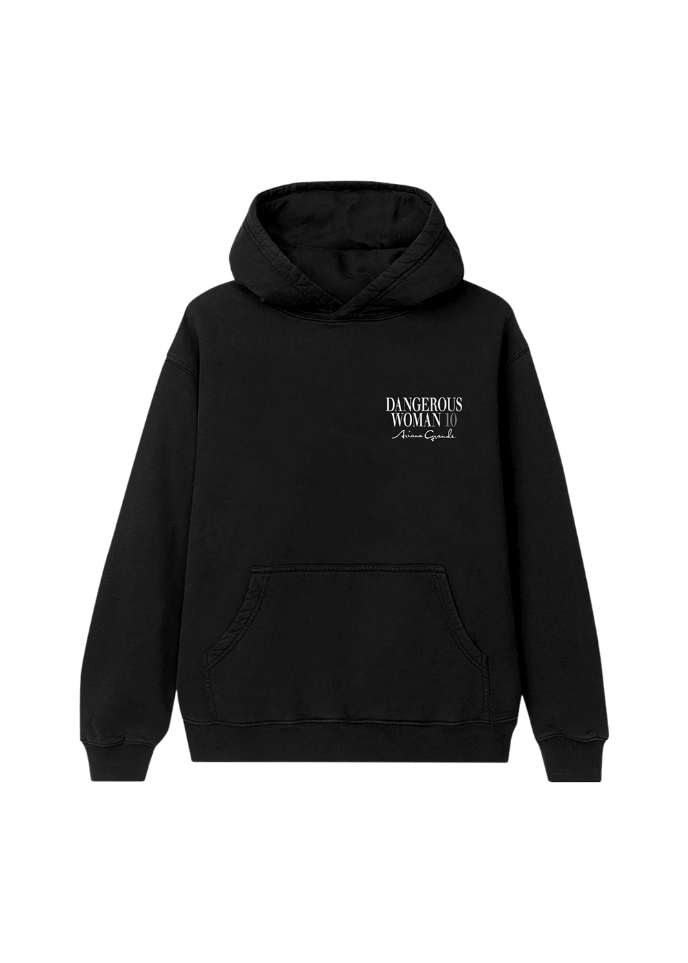 dangerous woman 10 hoodie front
