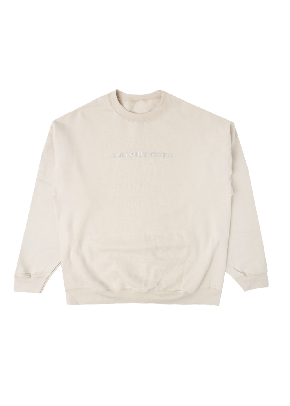 the light is coming crewneck