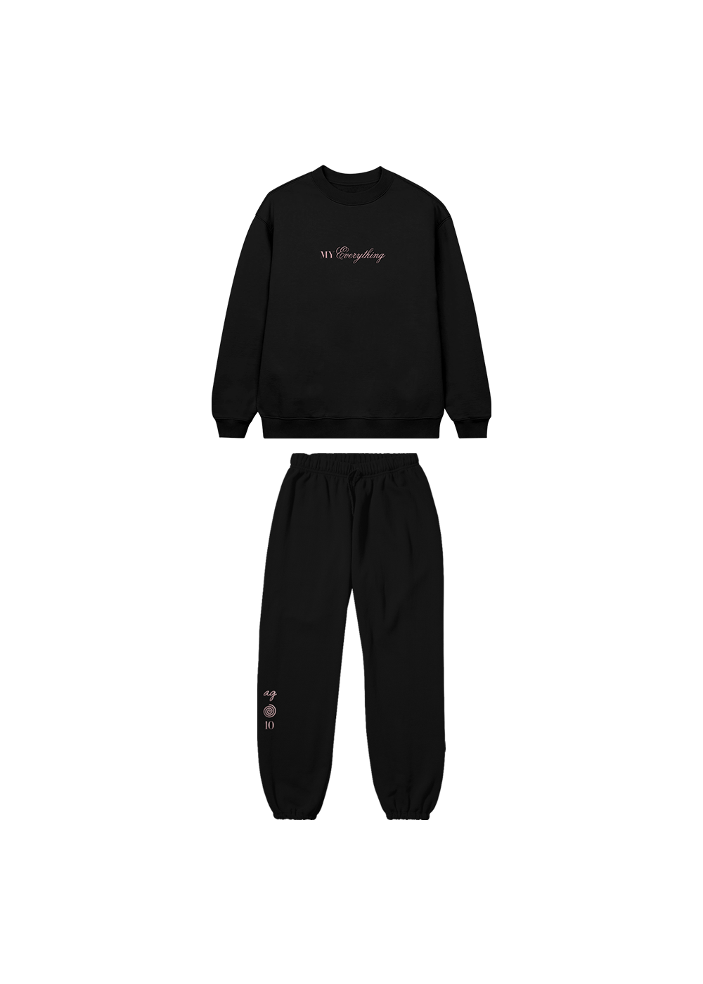 my everything tenth anniversary puff print crewneck + sweatpants set