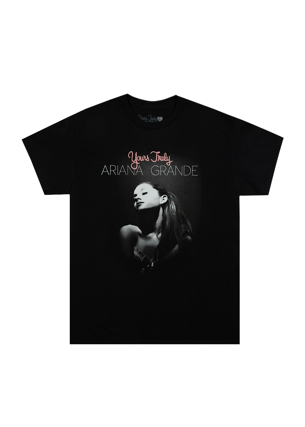 yours truly 10th anniversary puff print tee front