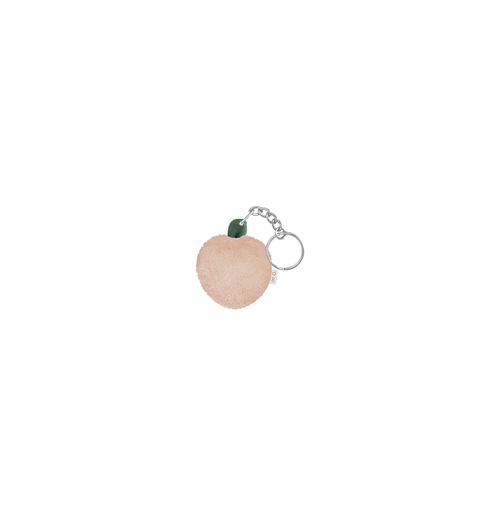 Brighter Days Peach Keychain