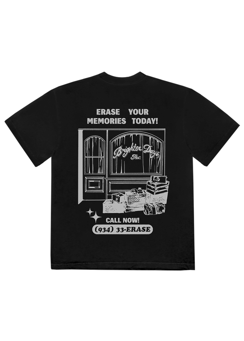 Brighter Days Storefront T-Shirt Back