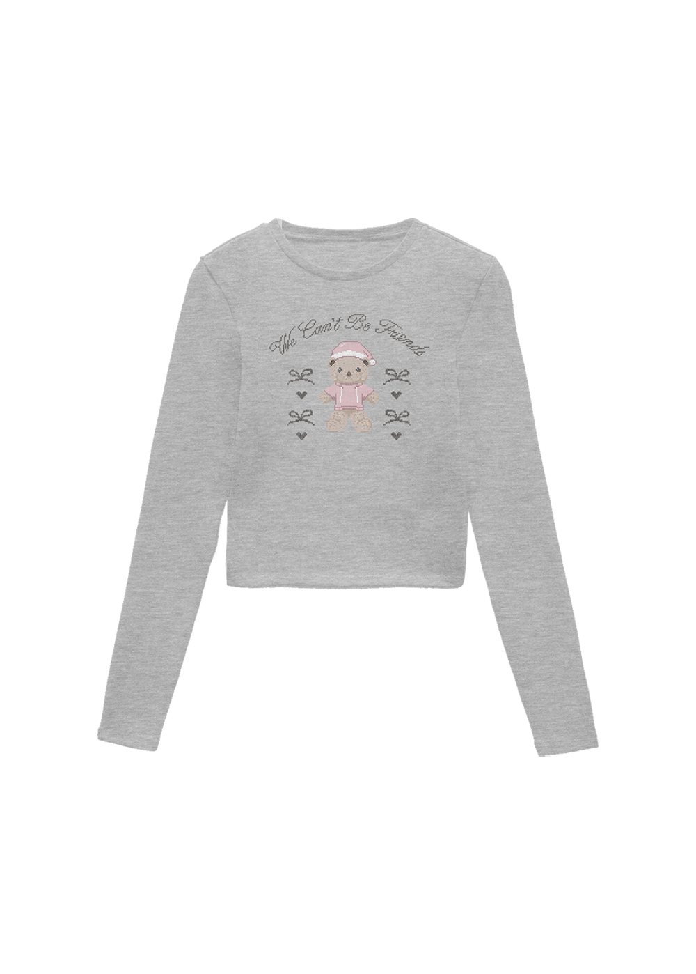 holiday teddy baby longsleeve