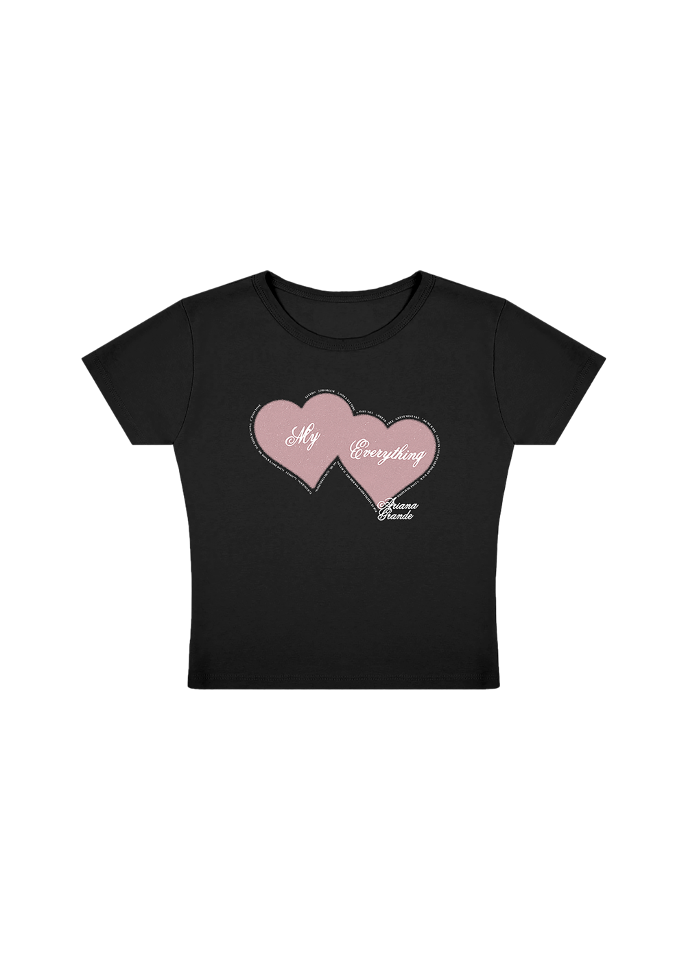 T-Shirt Matthew Macadam Ariana My Everything Album Cover - Noir