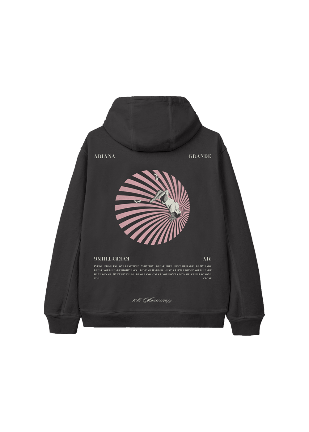 my everything tenth anniversary swirl hoodie back