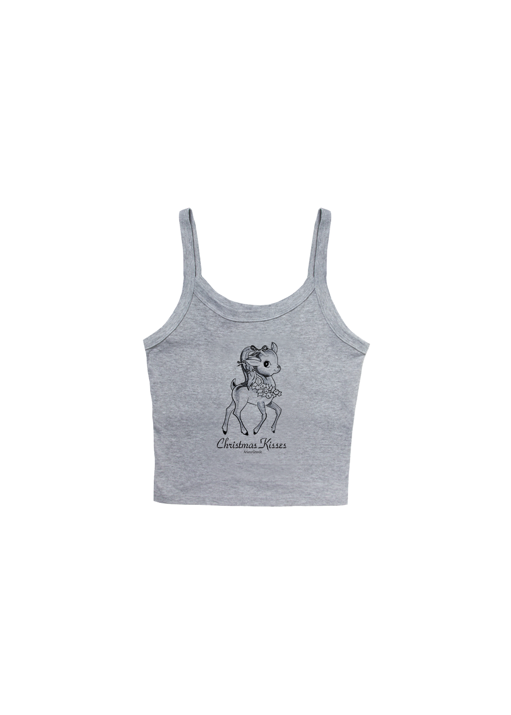 Christmas Kisses Cropped Tank Top Ariana Grande Shop