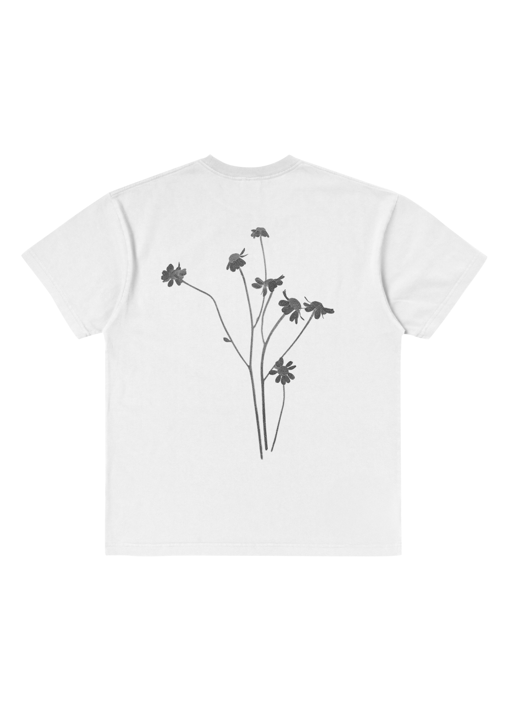 Petal Tile Photo T-Shirt BACK