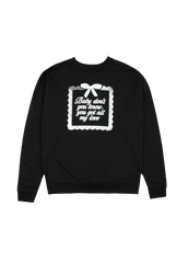 yours truly 10th anniversary all my love crewneck – Ariana Grande | Shop