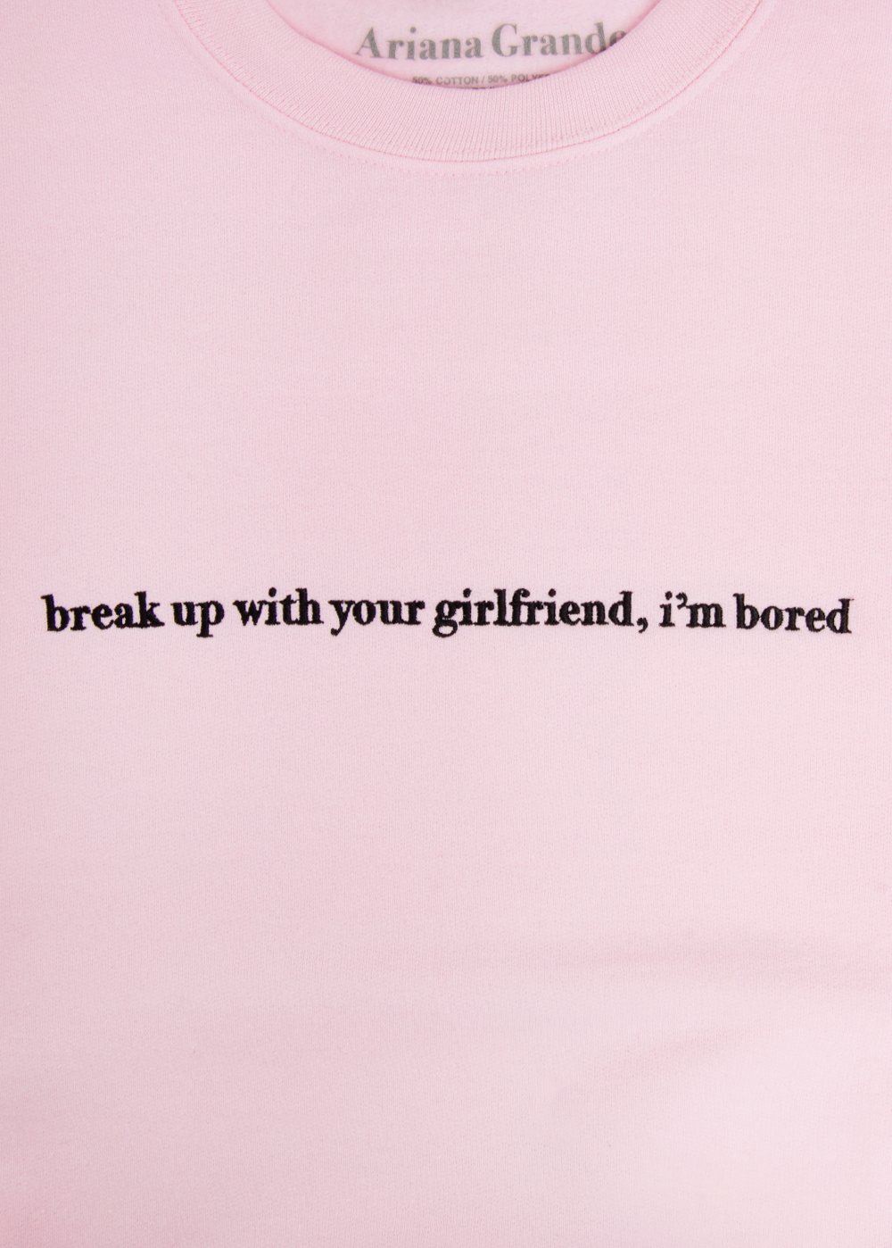 break up with your girlfriend crewneck front zoom