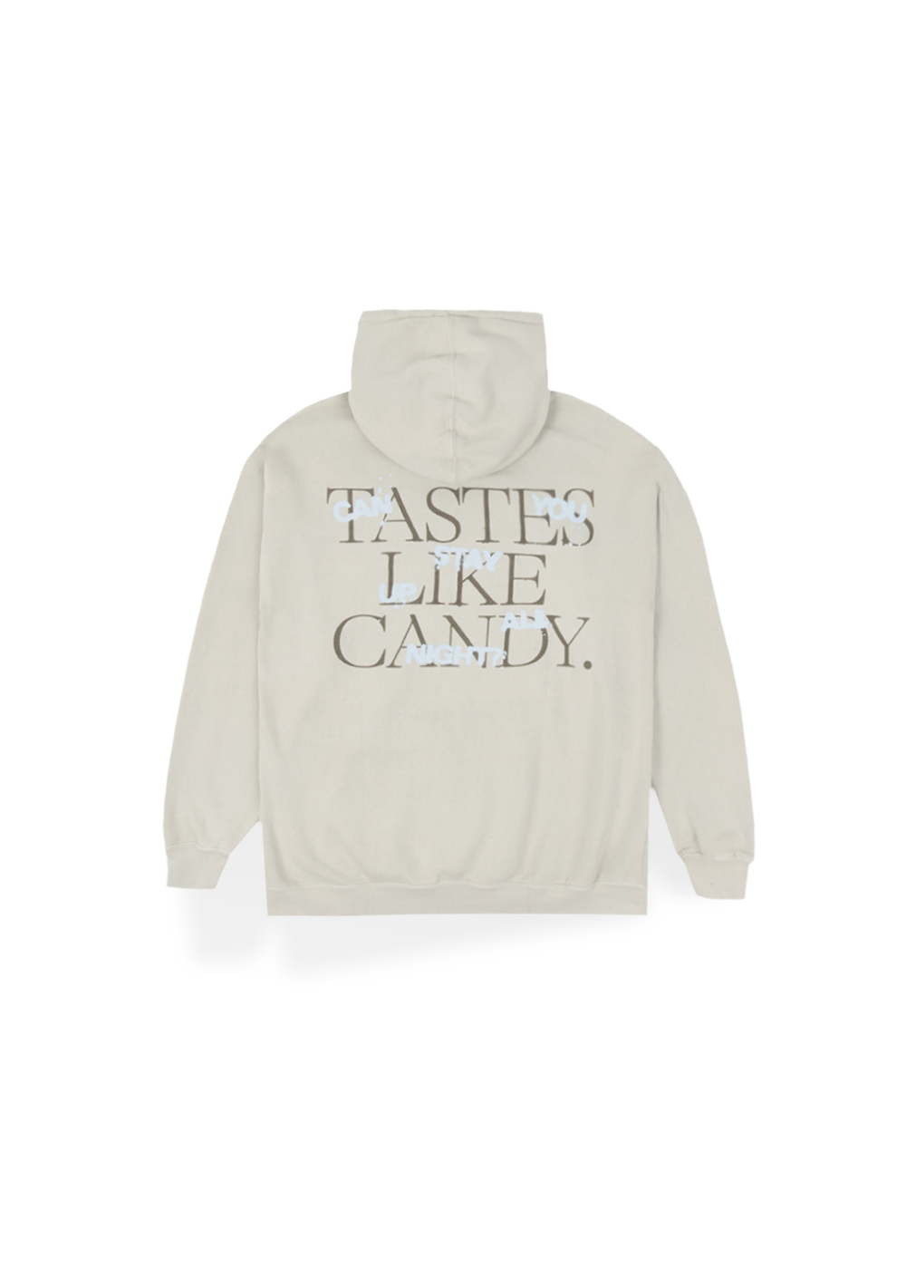 tastes like candy hoodie back