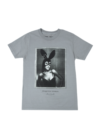 dangerous woman gray t-shirt