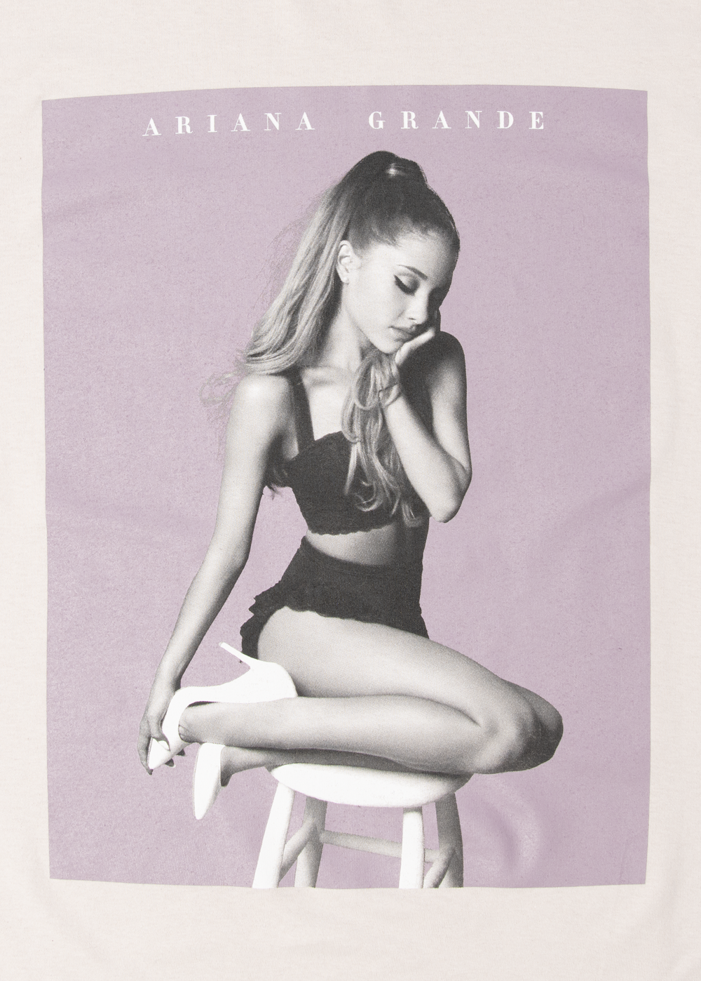 my everything lilac poster t-shirt detail