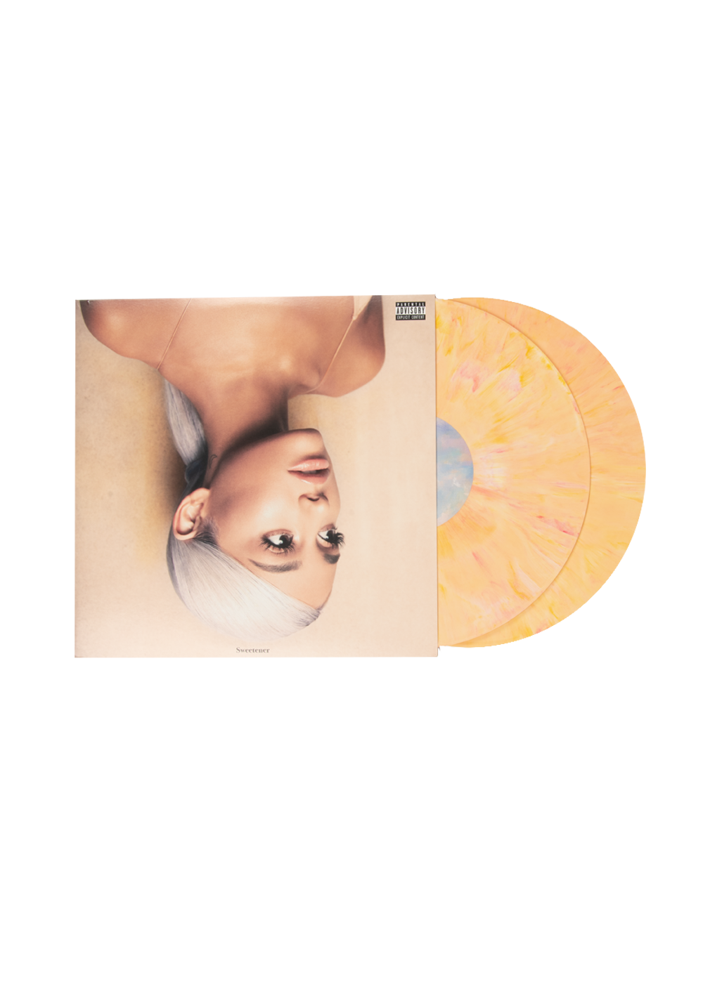 sweetener 2lp (peach colored opaque) – Ariana Grande | Shop